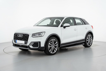 Audi Q2 2016- рр. Бокові пороги Bosphore Grey (2 шт., Алюміній) фото 1