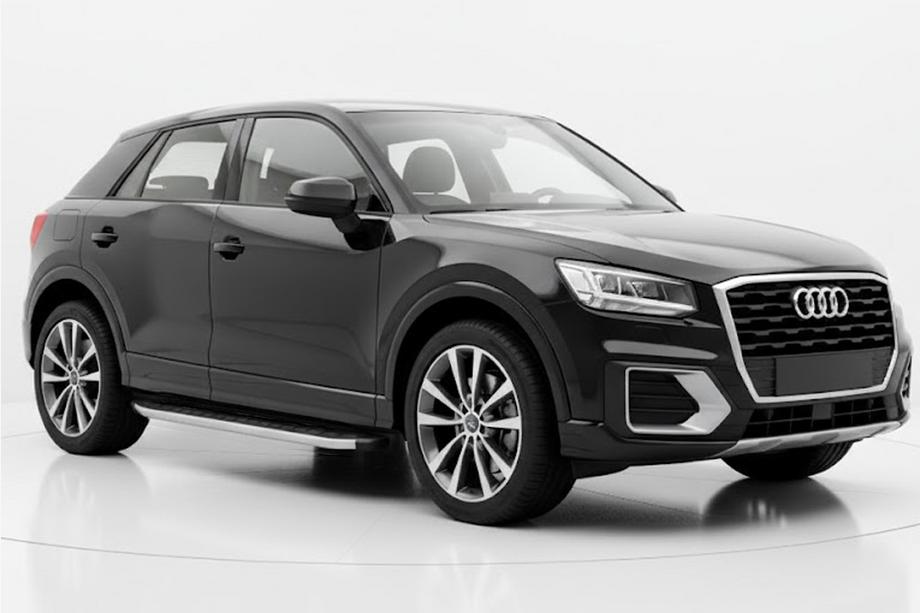 Audi Q2 2016- рр. Бокові пороги Fullmond (2 шт., Алюміній) Image