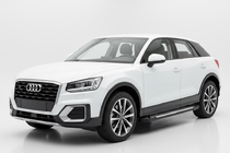 Audi Q2 2016- рр. Бокові пороги Line (2 шт., Алюміній) фото 1