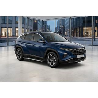 Бокові пороги Maya V1 (2 шт., Алюміній) Hyundai Tucson NX4 2021- рр. фото 1