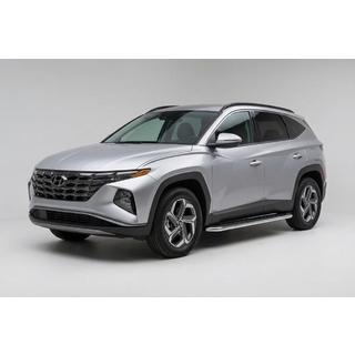 Бокові пороги Maydos V1 (2 шт., Алюміній) Hyundai Tucson NX4 2021- рр. фото 1