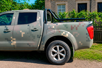 Mazda BT-50 2007-2012 рр. Дуга на кузов (чорна) фото 4