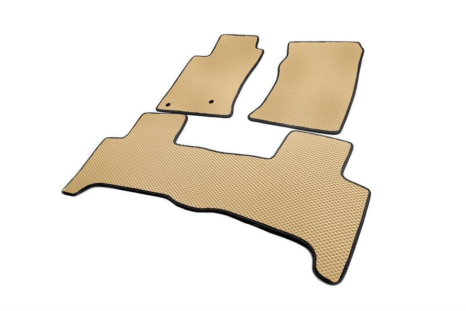 Toyota Land Cruiser Prado 120 2002-2009 рр. Килимки EVA (2 ряди, бежеві) Фото 4