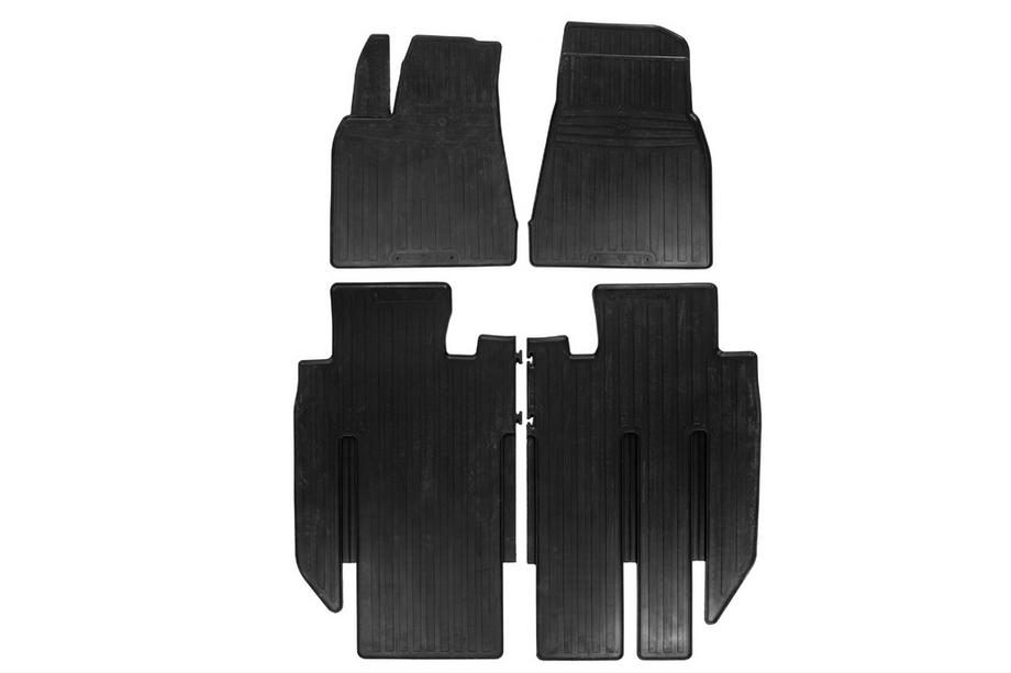 Tesla Model X 2015- рр. Гумові килимки 2019+ (7-місний, Stingray Premium) Image