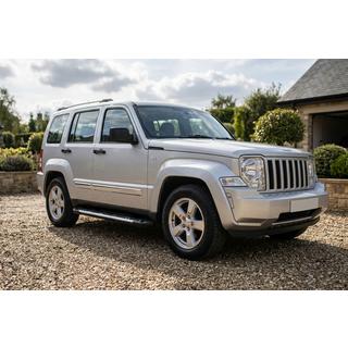 Бокові пороги Sunrise (2 шт., Алюміній) Jeep Cherokee/Liberty 2007-2013 рр. фото 1