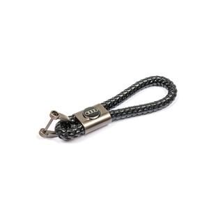 Шкіряний брелок V1 з логотипом Audi фото 2