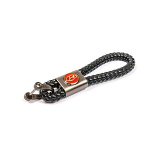 Шкіряний брелок V1 з логотипом Hyundai фото 2