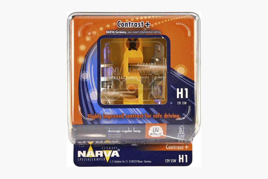 Лампа головного світла Narva H1 55W Contrast 98651 Image