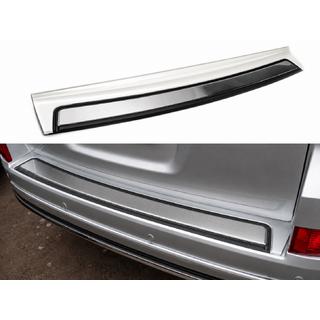 Вставка на задній бампер 2016+ (ABS+ нерж) Toyota Land Cruiser 200 2007-2021 рр. фото 1