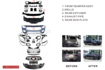 Mercedes CLA C118 2019- рр. Комплект обвісів AMG CLA45 фото 2