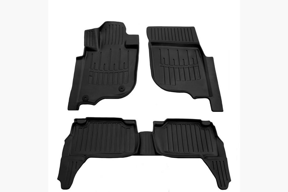 Mitsubishi Pajero Sport 2015- рр. Килимки Stingray 3D (5 шт, поліуретан) Image