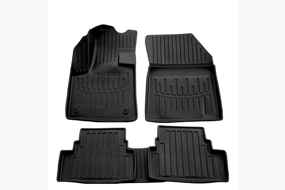 Opel Grandland X 2017- рр. Килимки Stingray 3D (5 шт, поліуретан) Image