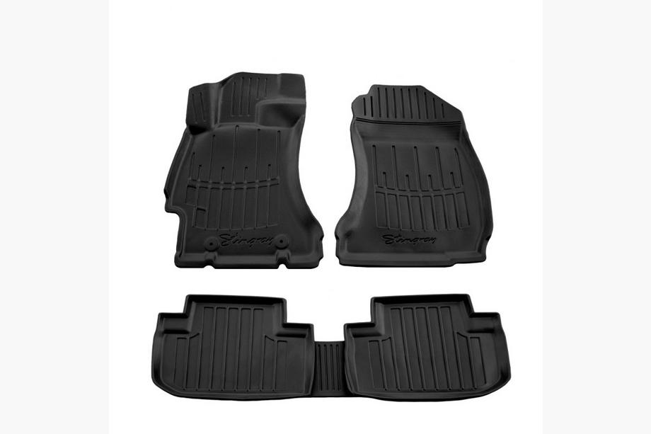 Subaru Forester 2013-2018 рр. Килимки Stingray 3D (5 шт, поліуретан) Image