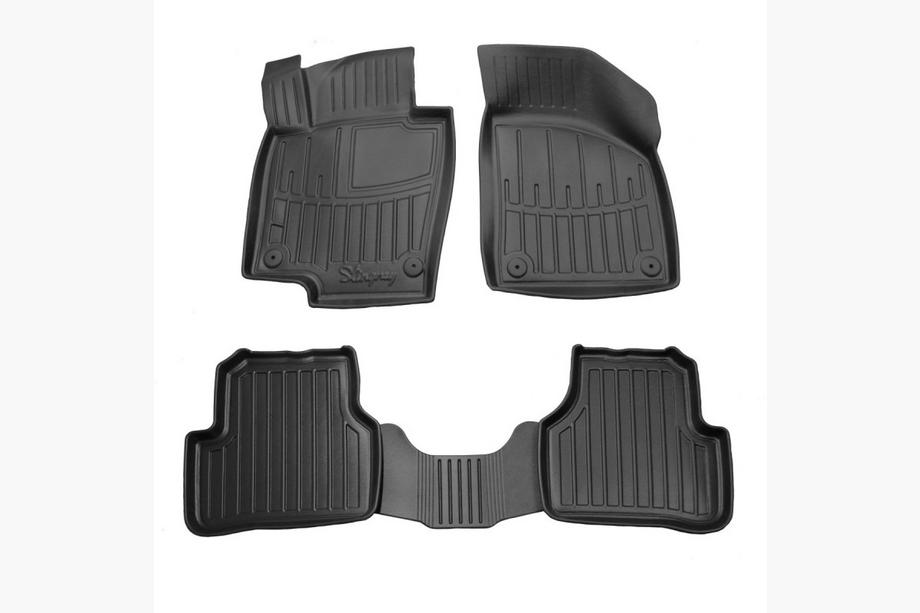 Volkswagen Passat СС 2008-2017 рр. Килимки Stingray 3D (5 шт, поліуретан) Image