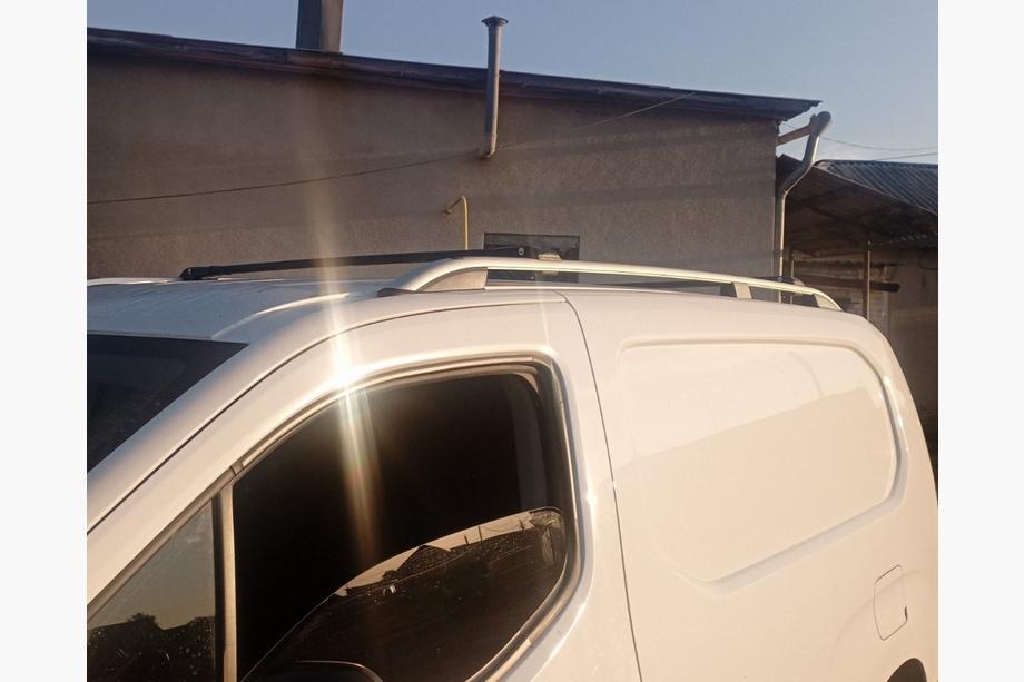 Peugeot Partner/Rifter 2019- рр. Рейлінги Skyport (сірі) Image