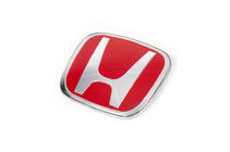 Honda Емблема ( червона, самоклейка) фото 2