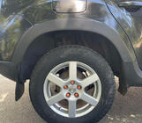 Renault Duster 2008-2017 рр. Накладки на арки (4 шт., чорні ABS) фото 4