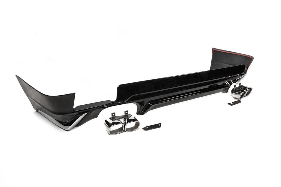 Toyota Land Cruiser Prado 150 2009-2023 рр. Задня накладка Modellista (2017, чорна) Image