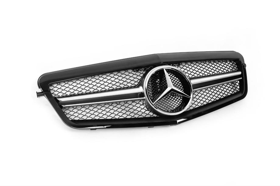 Mercedes E-class W212 2009-2016 рр. Передні решітку AMG Black (2009-2012) Фото 3
