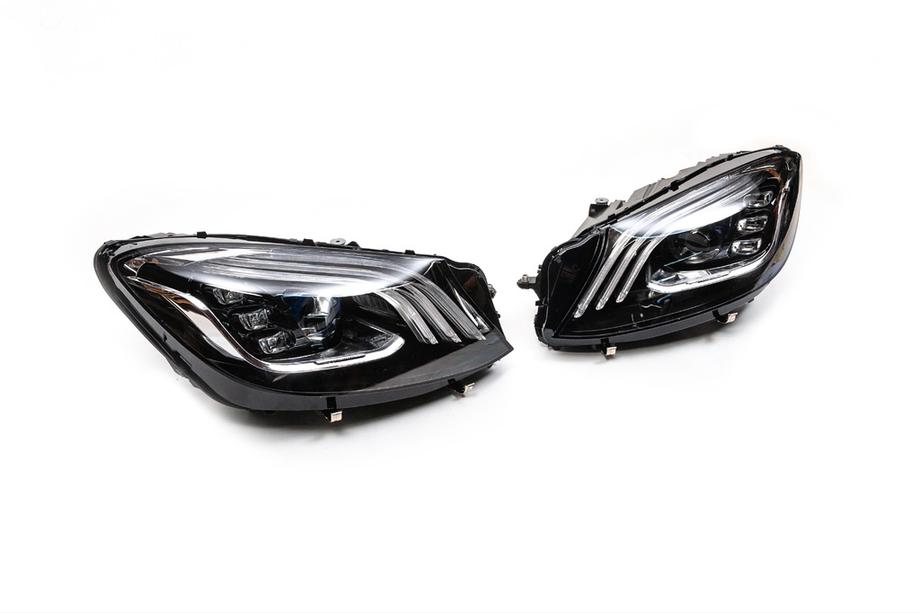Mercedes S-class W222 2013-2022 рр. Рестайлінг фари передні без блоків (OEM) Фото 7