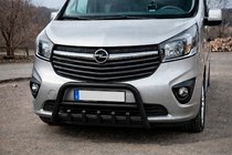 Fiat Talento 2016- рр. Кенгурятник WT003 Black (нерж) фото 1