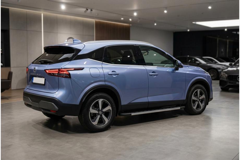 Nissan Qashqai 2021- рр. Бокові пороги Duru (2 шт., Алюміній) Фото 1