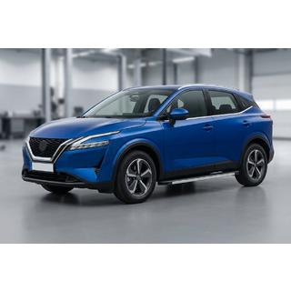 Бокові пороги Maya V1 (2 шт., Алюміній) Nissan Qashqai 2021- рр. фото 1