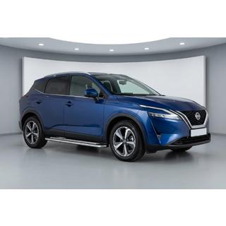 Бокові пороги Maydos V2 (2 шт., Алюміній) Nissan Qashqai 2021- рр. фото 1