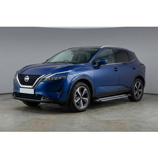 Бокові пороги Rainbow (2 шт., Алюміній) Nissan Qashqai 2021- рр. фото 1