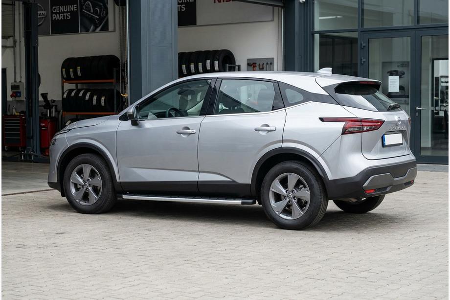 Nissan Qashqai 2021- рр. Бокові пороги Fullmond (2 шт., Алюміній) Фото 1