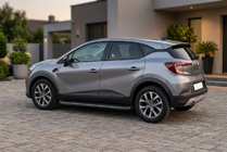 Renault Captur 2019- рр. Бокові пороги Bosphorus Black (2 шт., Алюміній) фото 1
