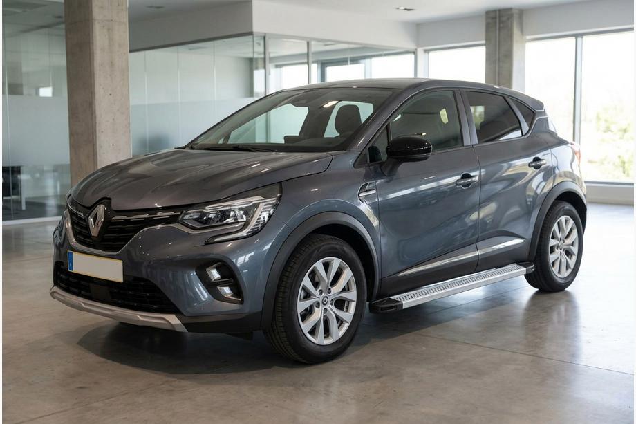Renault Captur 2019- рр. Бокові пороги Maya V2 (2 шт., Алюміній) Image