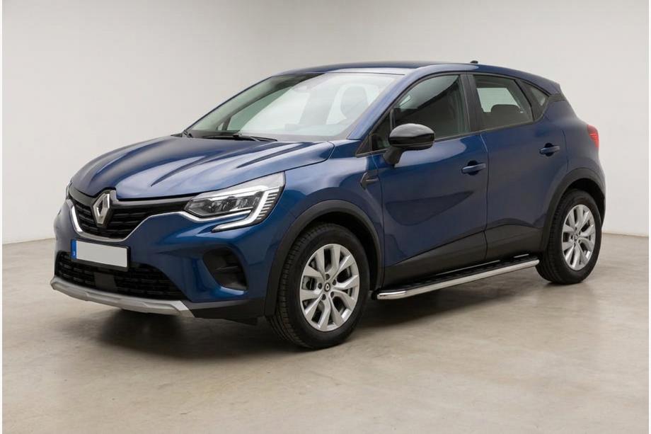 Renault Captur 2019- рр. Бокові пороги Maydos V1 (2 шт., Алюміній) Image