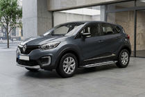 Renault Captur 2019- рр. Бокові пороги Rainbow (2 шт., Алюміній) фото 1