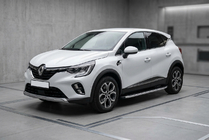 Renault Captur 2019- рр. Бокові пороги Fullmond (2 шт., Алюміній) фото 1