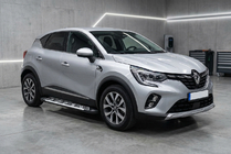 Renault Captur 2019- рр. Бокові пороги Sunrise (2 шт., Алюміній) фото 1