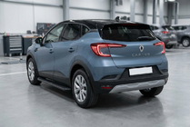 Renault Captur 2019- рр. Бокові пороги Tayga Black (2 шт., Алюміній) фото 1