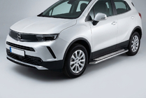 Opel Mokka 2021- рр. Бокові пороги Maydos V2 (2 шт., Алюміній) фото 1