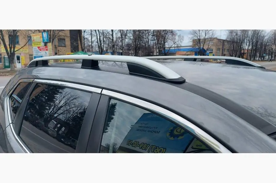 Nissan X-trail T32/Rogue 2014-2021 рр. Рейлінги Skyport Grey