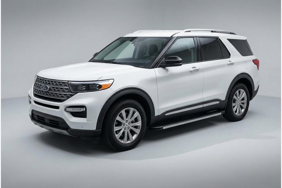 Ford Explorer 2019- рр. Бокові пороги Maya V1 (2 шт., Алюміній) Фото 1