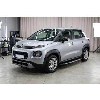 Бокові пороги Duru (2 шт., Алюміній) Citroen C-3 Aircross 2017-2024 рр. фото 1