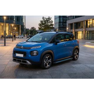 Бокові пороги Maya Blue (2 шт., Алюміній) Citroen C-3 Aircross 2017-2024 рр. фото 1