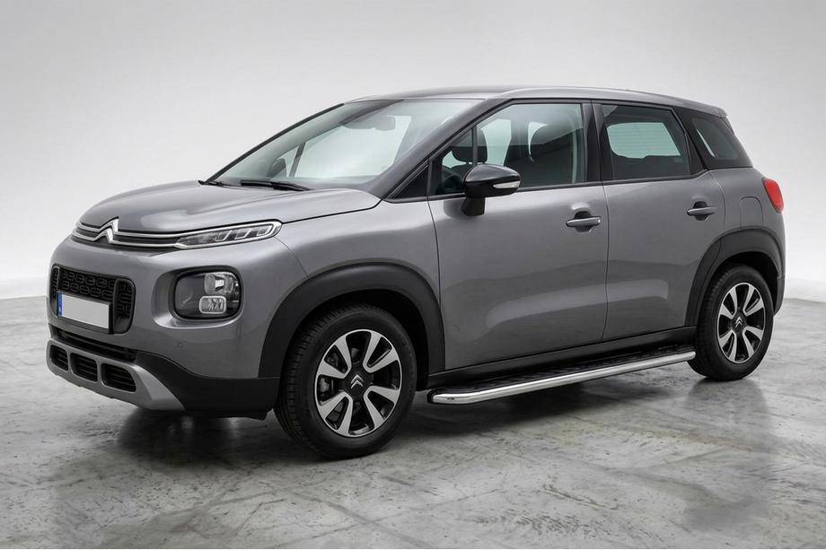 Citroen C-3 Aircross 2017-2024 рр. Бокові пороги Maydos V1 (2 шт., Алюміній) Фото 1