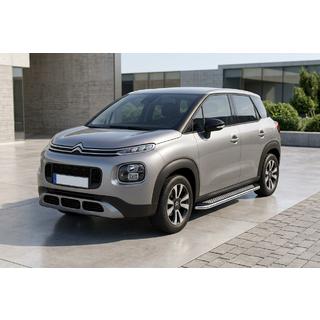 Бокові пороги Maydos V2 (2 шт., Алюміній) Citroen C-3 Aircross 2017-2024 рр. фото 1