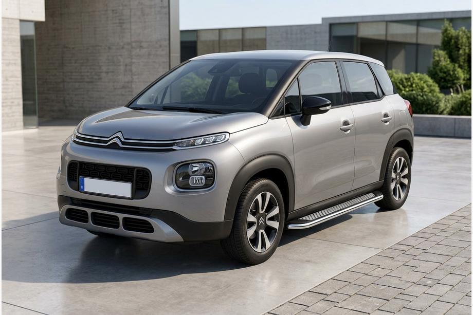 Citroen C-3 Aircross 2017-2024 рр. Бокові пороги Maydos V2 (2 шт., Алюміній) Фото 1