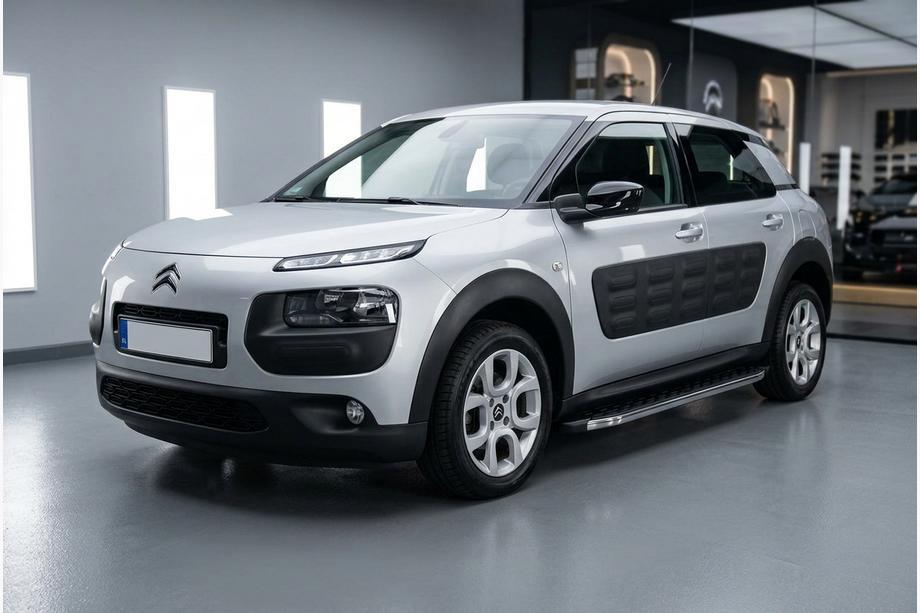 Citroen Cactus 2014-2020 рр. Бокові пороги BlackLine (2 шт., Алюміній) Фото 1
