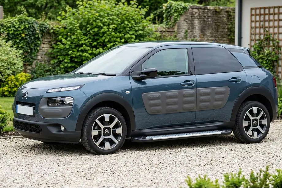 Citroen Cactus 2014-2020 рр. Бокові пороги Allmond Grey (2 шт., Алюміній) Фото 1
