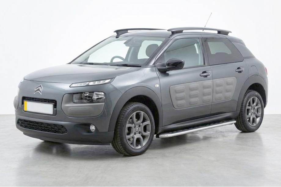 Citroen Cactus 2014-2020 рр. Бокові пороги Maydos V1 (2 шт., Алюміній) Фото 1