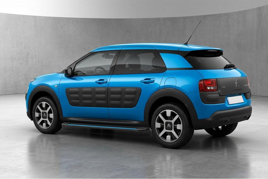 Citroen Cactus 2014-2020 рр. Бокові пороги Maya Blue (2 шт., Алюміній) Фото 1