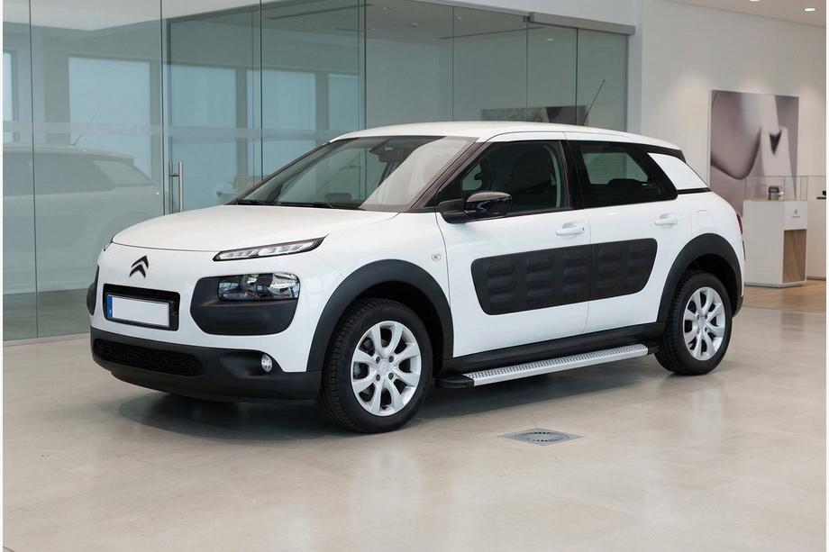 Citroen Cactus 2014-2020 рр. Бокові пороги Maya V2 (2 шт., Алюміній) Фото 1